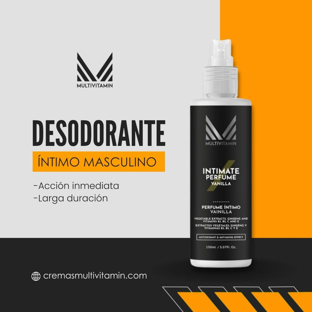 Desodorante para pene y testículos. Aroma fresco y duradero