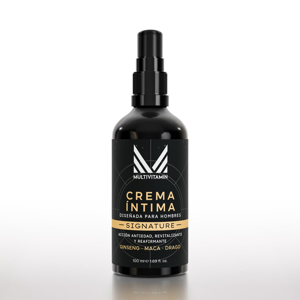 Multivitamin Crema Revitalizante Íntima Masculina con Maca, Sangre de Grado y Ginseng, Fórmula Completa, 100 ml